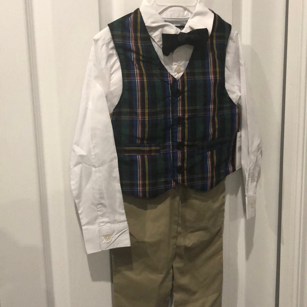 Chaps 3 piece suit for toddler new with tag Christmas Suit